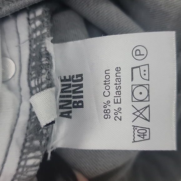 Anine Bing grey jean shorts - Picture 5 of 5